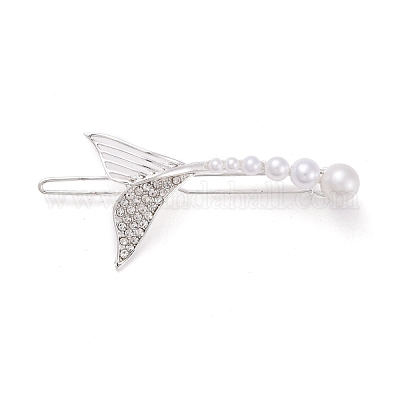 Заколки для волос со стразами из сплава PHAR-Z003-03S-1