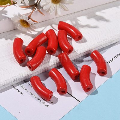 Непрозрачные акриловые бусины SACR-S677-021-1