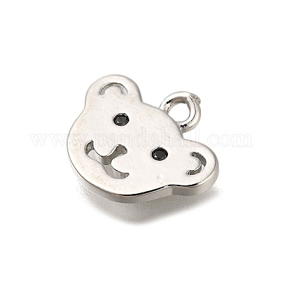 Латунные микро проложить кубического циркония подвески KK-M301-01P-1