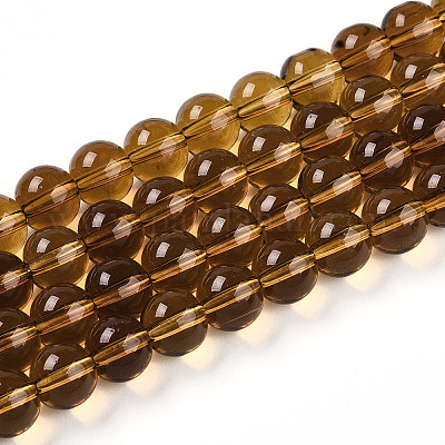 Прозрачные стеклянные бусины GLAA-T032-T8mm-23-1