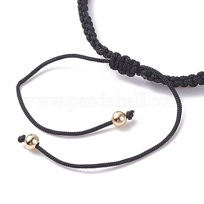 Набор браслетов из плетеных бусин из нейлонового шнура чакра BJEW-JB07251-1