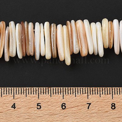 Нити бусин из натуральных ракушек SHEL-D002-01A-1