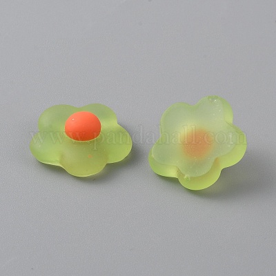 Кабошоны из полупрозрачной смолы на тему весны RESI-TAC0016-10D-1