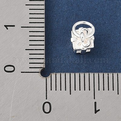 925 подарочная коробка из стерлингового серебра с подвесками и соединительными кольцами STER-R013-14S-1