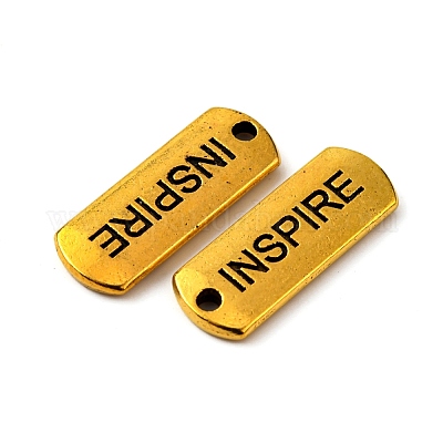 Тибетском стиле сплава прямоугольник подвески TIBEP-Q043-055AG-RS-1