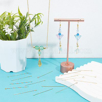 200 шт. латунные штифты для глаз KK-GO0001-61-1