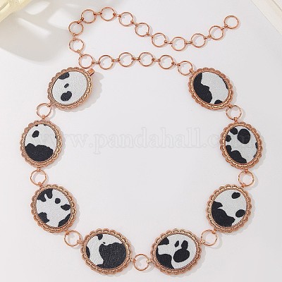 Сплав с искусственной кожей с принтом коровы FS-WGD408C-02-1