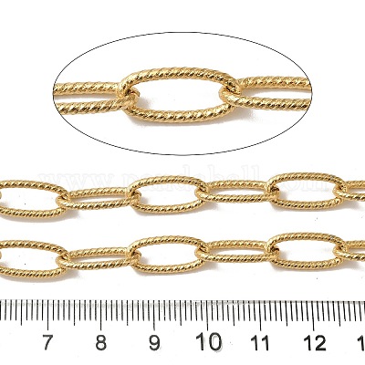 Ионное покрытие (ip) овальные звенья цепи из нержавеющей стали 304 CHS-Q006-13G-1