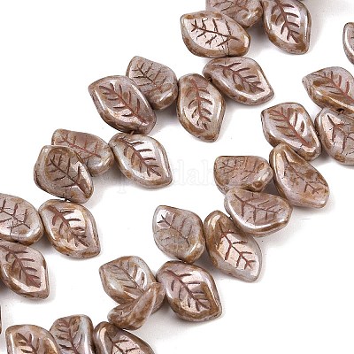 Чешские прессованные стеклянные бусины GLAA-I061-38-1