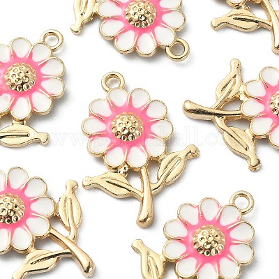 8 шт. Подвески из сплава с эмалью ENAM-YW0002-31G-1