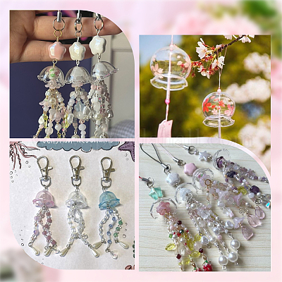 20шт стеклянный конус для изготовления колокольчиков GLAA-SP0001-02-1