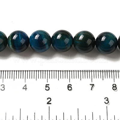 Окрашенные естественно тигровый глаз бисер пряди G-G102-A02-04-1