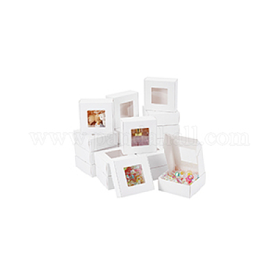 Бумажный подарочный ящик для хранения CON-WH0001-27A-01-1