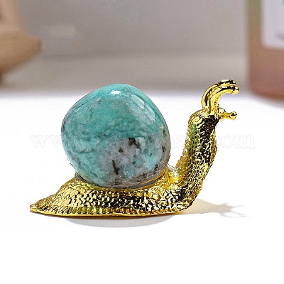 Натуральный амазонитовый орнамент PW-WG59846-05-1