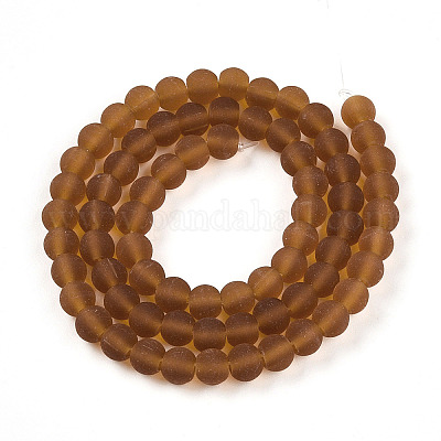 Прозрачные стеклянные бусины GLAA-T032-T6mm-MD23-1