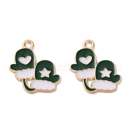 Подвески из эмали и сплава ENAM-I061-01KCG-19A-1