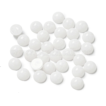 Натурального белого нефрита кабошонов G-Q173-01B-18-1