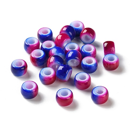 Европейские бусины из АБС-пластика KY-G033-02A-08-1