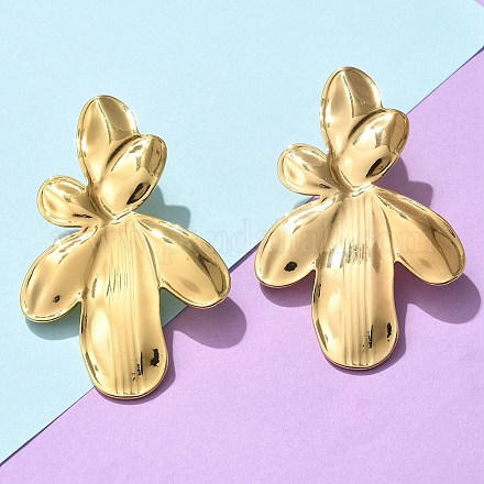 Серьги-гвоздики из нержавеющей стали 304 для женщин EJEW-U047-03G-1