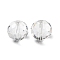 K9 Glass Imitation Austrian Crystal Beads, Faceted, Round, Clear, 8mm, Hole: 1mm