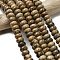 Natural Picture Jasper Beads Strands, Rondelle, 10.5x6.5mm, Hole: 0.8mm, about 59pcs/strand, 14.69''(37.3cm)