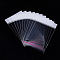 OPP Cellophane Bags, Rectangle, Clear, 14x8cm, Unilateral Thickness: 0.045mm, Inner Measure: 8.8x8cm