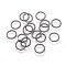Non-Tarnish 304 Stainless Steel Jump Rings, Open Jump Rings, Twisted, Stainless Steel Color, 11.5x1.5mm, Inner Diameter: 8.5mm