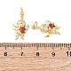 Латунные микро проложить кубического циркония подвески KK-C143-05G-3