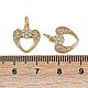 Латунные микро проложить кубического циркония подвески KK-I358-045G-3
