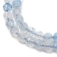 Природные Аквамарин бисер нитей&nbsp;G-A276-C09-4mm-01-4