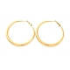 Серьги-кольца из нержавеющей стали 304 EJEW-Z093-01G-01-4