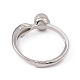 Дельфин натуральный лабрадорит регулируемые кольца RJEW-G273-12P-01-3