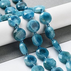 Натурального белого нефрита окрашенных нитей бисера G-NH0004-031