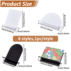 4 набор из 4-х акриловых держателей для визиток&nbsp;AJEW-DC0001-99