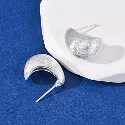 Латунные серьги-гвоздики в виде капель&nbsp;EJEW-A143-13S