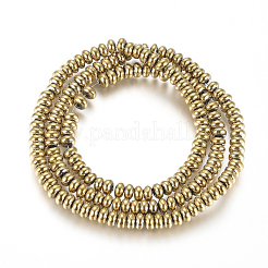 Немагнитные синтетический гематит бисер пряди G-G826-02G-4mm