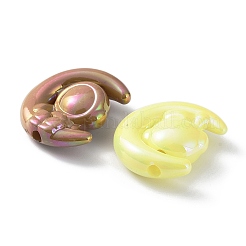 УФ-покрытие радужными переливающимися акриловыми бусинами OACR-A029-12