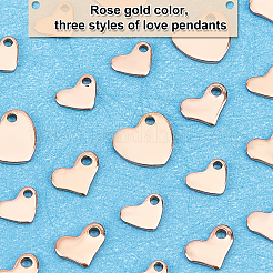 42 шт. 3 размера вакуумное покрытие pvd нержавеющая сталь 304 штамповка пустые бирки подвески STAS-UN0020-49RG