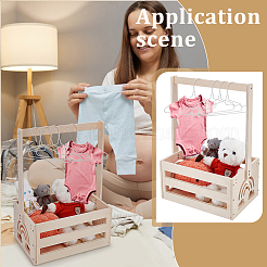 1 мешок полых радужных деревянных ящиков для детского душа&nbsp;ODIS-UN0001-17