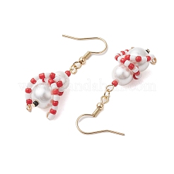 Болтающие серьги из стекла&nbsp;EJEW-JE06046