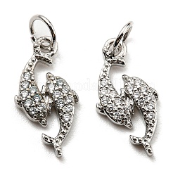 Стойки обшивки латунь микро проложить Циркон подвеску&nbsp;KK-F856-06P