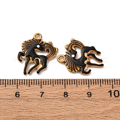 Подвески из нержавеющей стали 304 с эмалью&nbsp;LS-STAS-Q363-13B-G