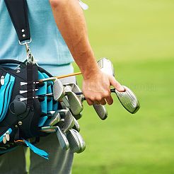 4 шт. 2-х стилистический держатель для клюшек для гольфа из искусственной кожи&nbsp;AJEW-FH0002-05