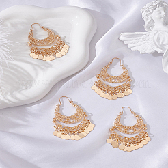 2 пара серег-люстр в форме капли из сплава для женщин&nbsp;EJEW-LP0001-60