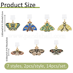 14 шт. 7 стиля пластиковых мобильных пылезащитных заглушек&nbsp;HJEW-FH00136