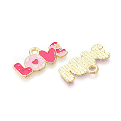 Подвески из сплава с эмалью ко дню святого валентина&nbsp;ENAM-T023-19B