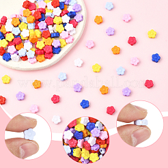 Непрозрачные акриловые бусины&nbsp;MACR-SP0002-06B