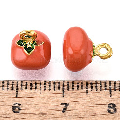 Эмалевые подвески из фруктового сплава&nbsp;ENAM-N062-06B