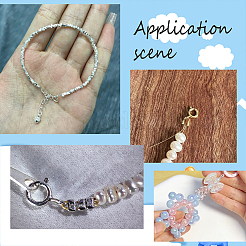 800 шт. 8 стиля 304 нержавеющая сталь разделительные бусины&nbsp;STAS-PH0005-31