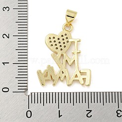 Стойка из латуни с подвеской из кубического циркония KK-P270-12G